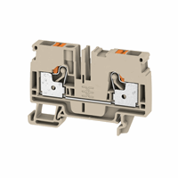Feed-through terminal block, PUSH IN, 6 mm², 800 V afbeelding 2