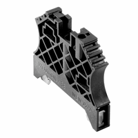 End bracket, Wemid, black, Rail: TS 35, when screw afbeelding 2