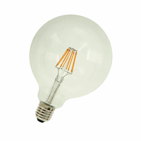 Led Filament G125 E27 240V 8W 2700K Cl Dimm afbeelding 2