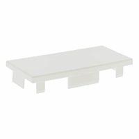 Eindstuk leidingkanaal 110x62mm RAL9010 afbeelding 2