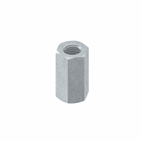 Koppelmoer M10 verzinkt staal 40mm afbeelding 2