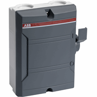 Werkschakelaar 3P 16A (AC-23A 500V) donker grijze afbeelding 2