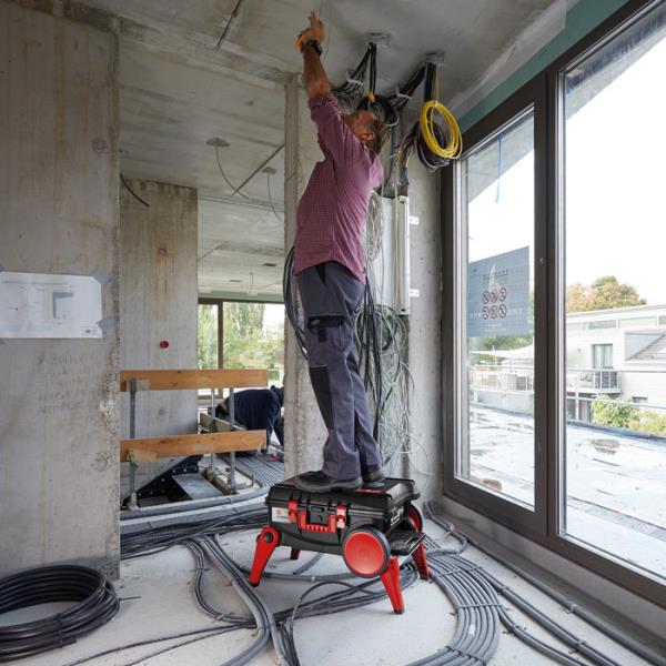 Wiha gereedschapskoffer XXL 3 voor de electricien met wieltjes leeg Axtie prijs tot 31-12-2021