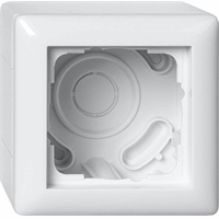 Gira System 55 Opbouwbehuizing 1-v afd.raam zuiver wit 106103