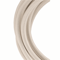 Bailey 139683 Textile Cable 2C Beige 3M afbeelding 2
