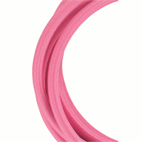 Bailey 139684 Textile Cable 2C Pink 3M afbeelding 2