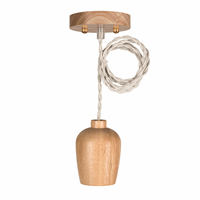 Bailey 139712 Wooden Lampholder Set E27 + 1. afbeelding 2