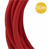 Bailey 140681 Textile Cable 2C Red 50M Roll afbeelding 2