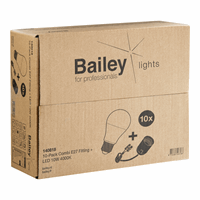 Bailey 140818 10-Pack Verhuisfitting E27+Led afbeelding 2