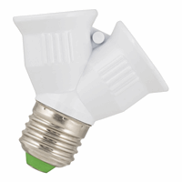 Bailey 140913 Lampholder Split E27-2Xe27 Wt afbeelding 2