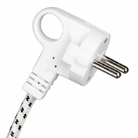Bailey 141400 Textile Cable 3C White/Black + afbeelding 2