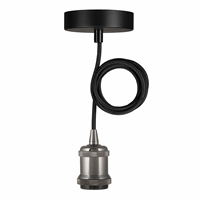 Bailey 141468 Pendant Oslo E27 Black 1.5M 2C afbeelding 2