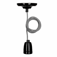 Bailey 141474 Pendant York E27 Black 1.5M 2C afbeelding 2