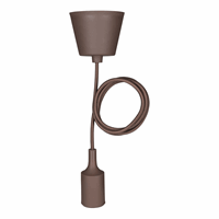 Bailey 141583 Silicone Pendant E27 Brown 1.5 afbeelding 2