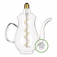 Bailey 142443 Led Teapot Chai Clear E27 4W 2 afbeelding 2