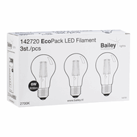 Bailey 142720 Ecopack 3Pcs Led Fil A60 E27 6 afbeelding 2
