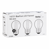 Bailey 142721 Ecopack 3Pcs Led Fil G45 E27 2 afbeelding 2