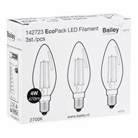 Bailey 142723 Ecopack 3Pcs Led Fil C35 E14 4 afbeelding 2