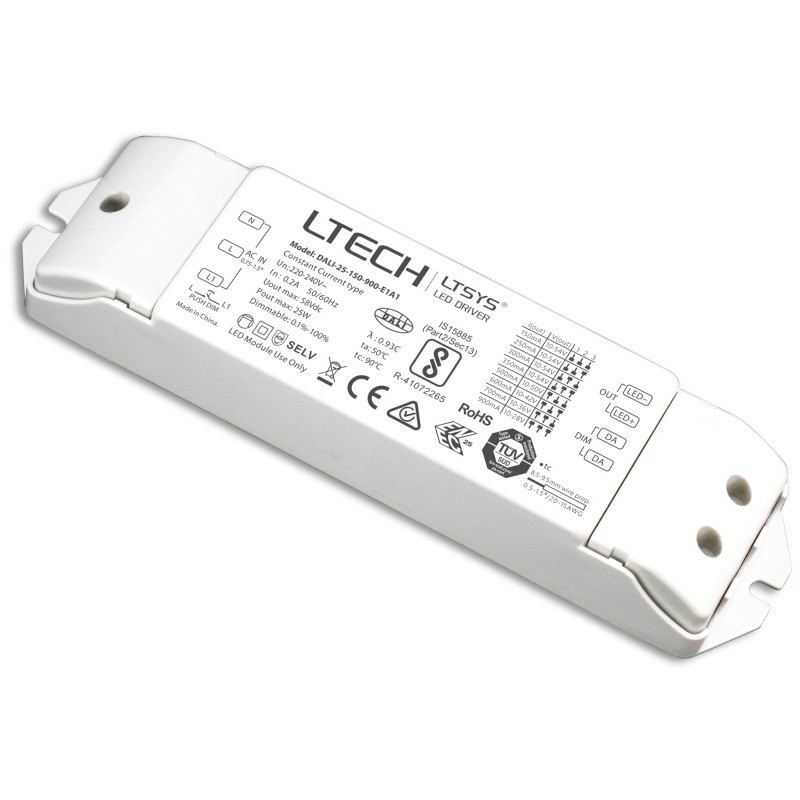 Ltech Dali-25-150-900-E1A1 Led Driver Dali afbeelding 2