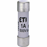 Eti Ch10 Gg 1A Cyl.Zekering Ch10 Gg 1A 500V 1 afbeelding 2