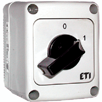 Eti 431010141 Werkschak. 40A 4P Zw. Knop afbeelding 2