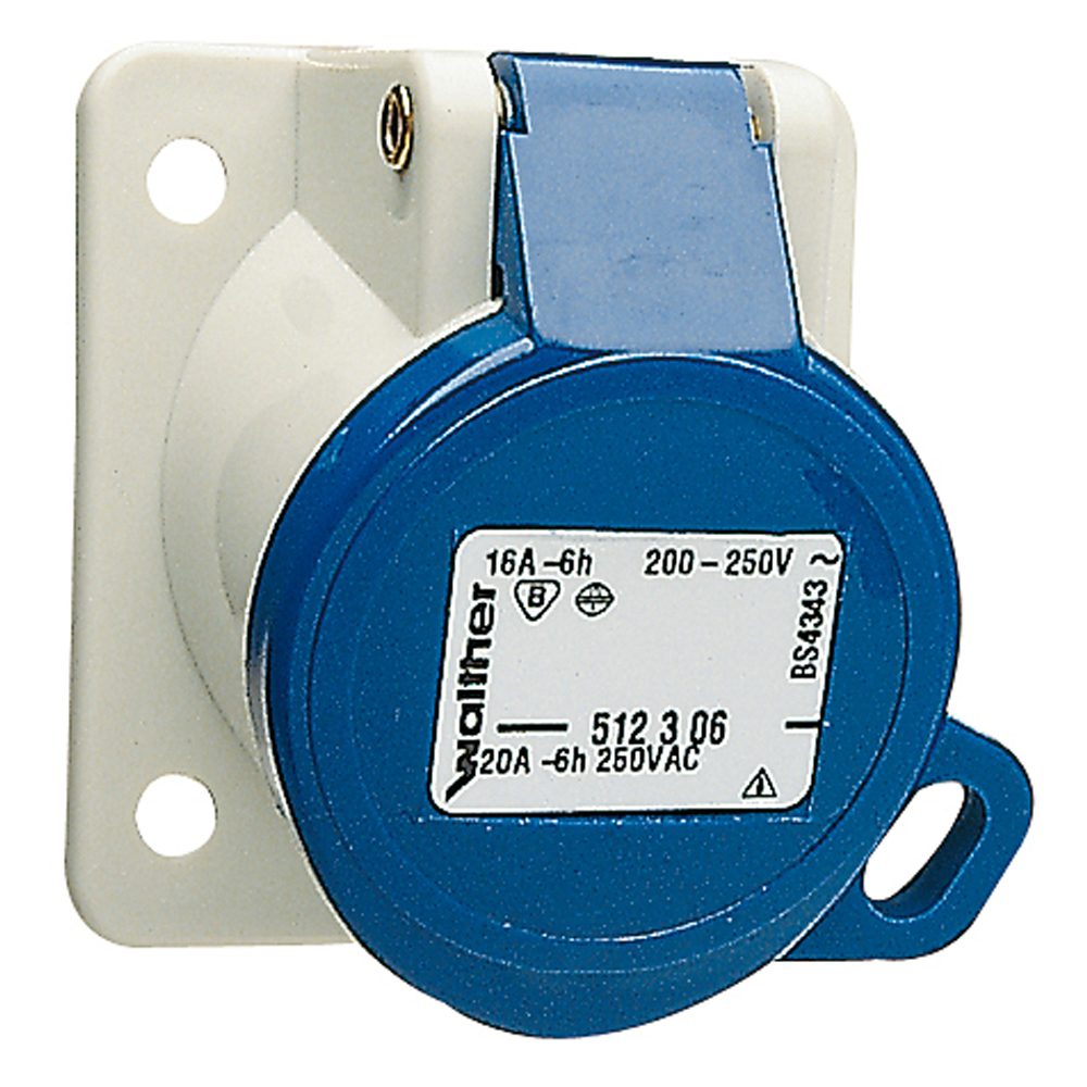 Walther We 512306 WCD 16A 3P Inb Schuin afbeelding 2