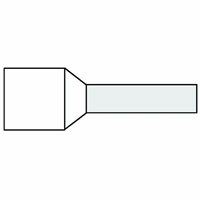 Klemko G 488-K Adereindhuls 0.5mm2 Wt L=6 afbeelding 2