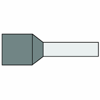 Klemko G 493 Dka-M Adereindhuls 4mm2 Gs L=12 afbeelding 2