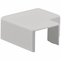 Vlakhaakstuk kabelgoot wit 15x10mm RAL 9010 Canalit 915936 (per zakje) afbeelding 2