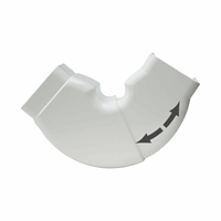 Canalit AC 65 50 BP plattebocht 65X50 AIRCO FLEX wit 942450