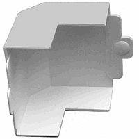 Canalit M5 BU 40 40 W buitenhoek 40X40 wit