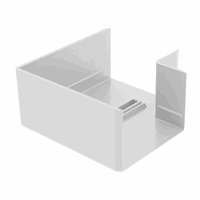 Canalit M5 V 40/40 W Vlakhaakstuk 40X40 Wt