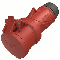 CEE 32A  5-polig contrastekker voor krachtstroom 400V 5-polig type 14520 schroefcontacten Mennekes