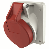 Mennekes Cee 3744 Wandcont.Doos Inb 16A5P 6H400V afbeelding 2