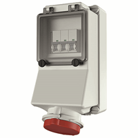 Mennekes Cee 5016 WCD 32A 5P 6H 400V Ip44 Met Au afbeelding 2