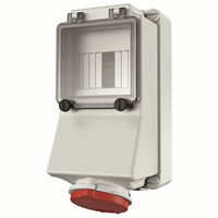 Mennekes Cee 5497 WCD 32A 5P 6H 400V Ip44 + RAil afbeelding 2