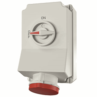 Mennekes Cee 5956A Wandcontactdoos 63A 4P 6H 400V afbeelding 2