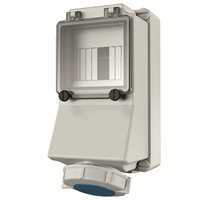 Mennekes Cee 7128 WCD 16A3P 6H230V Met Automaten afbeelding 2