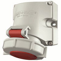 Mennekes Cee 9122 WCD 16A 4P 6H 400V Ip67 Twin afbeelding 2