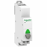 Schneider A9E18036 Drukknop Bp 1M Signlamp Gn afbeelding 2