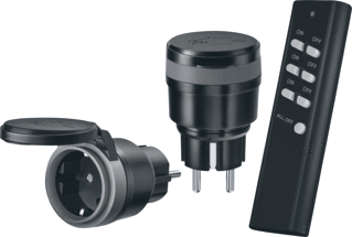 AGC23500R Draadloze schakelset voor in de tuin spatwaterdicht Klik aan Klik uit 2 doorsteekstekkers (70258) afbeelding 2