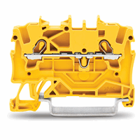 Wago 2001-1206 RAilklem Topjs 2-Dr 1.5mm Ge afbeelding 2