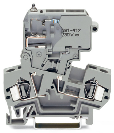 Wago 281-611/281-417 Zekeringskl 2Dr 5X20 Gs afbeelding 2
