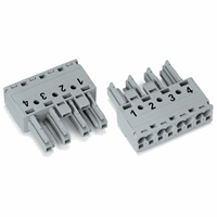 Wago 770-244 Steker Female 4P Grijs afbeelding 2