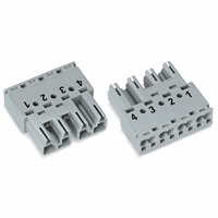 Wago 770-254 Steker Male 4P Grijs afbeelding 2