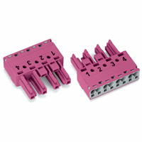 Wago 770-284 Steker Female 4-Pol. Rz. afbeelding 2