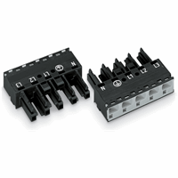 Wago 770-405 Steker Female 5P Zwart afbeelding 2