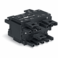 Wago 770 640 faseverd1x5p.4x3p l1l2l2l3 zwart afbeelding 2
