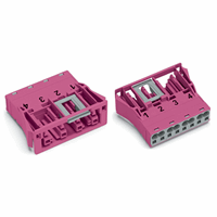 Wago 770-784 Steker Female Snap-In 4-Pol. R afbeelding 2