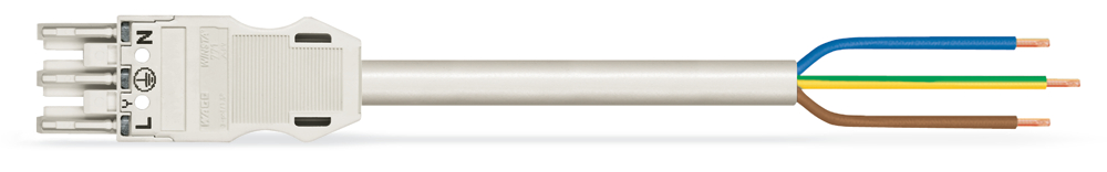 Wago 771-9993/106-102 Kabel Fem-Op 1M 3X1.5 Wit afbeelding 2
